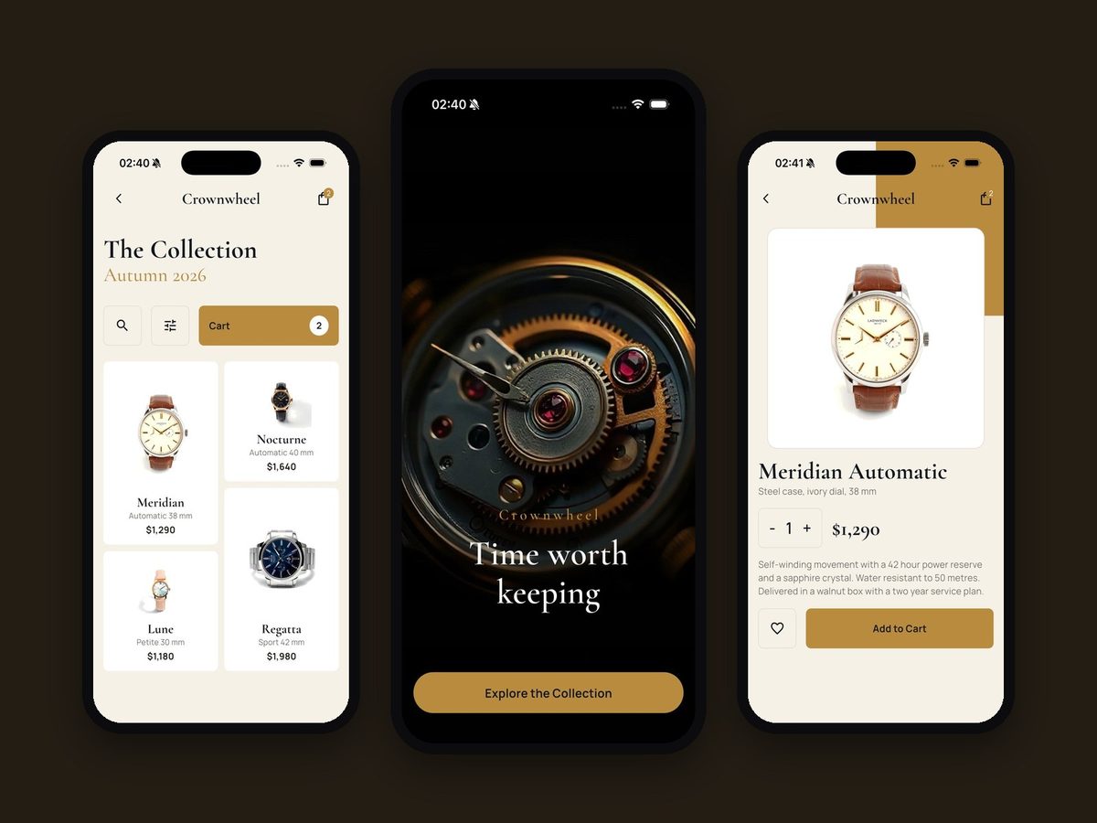 Crownwheel, Luxury watch store