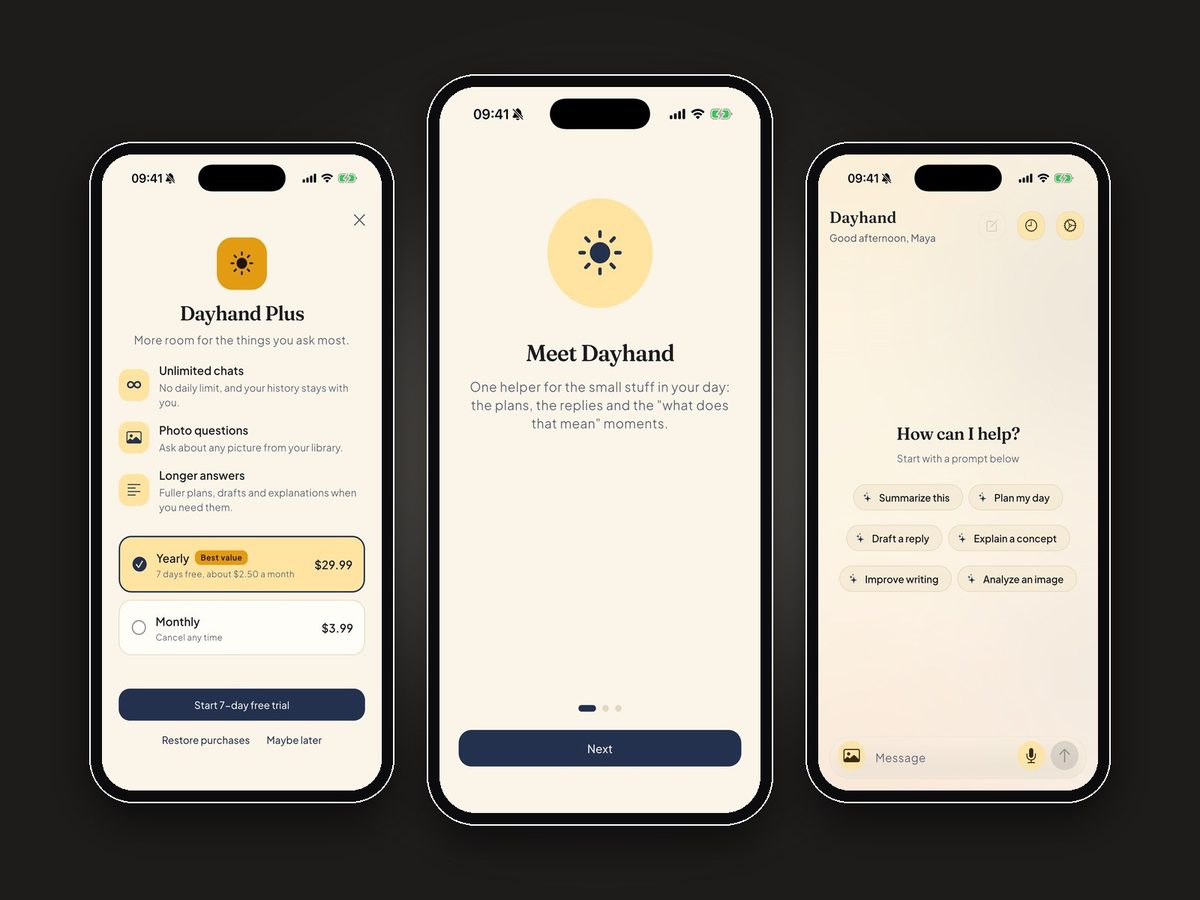 Dayhand, AI assistant