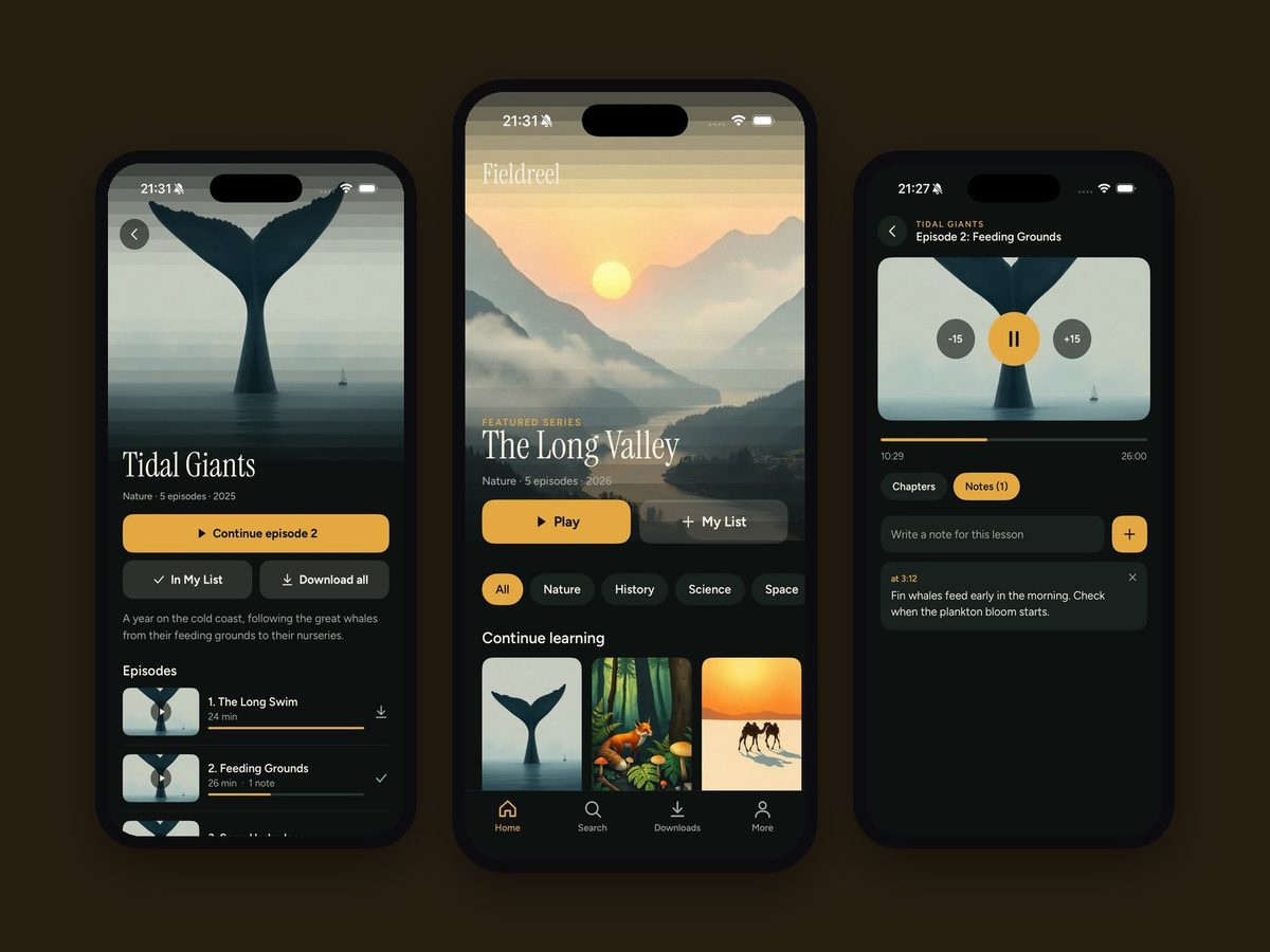 Fieldreel, Video streaming