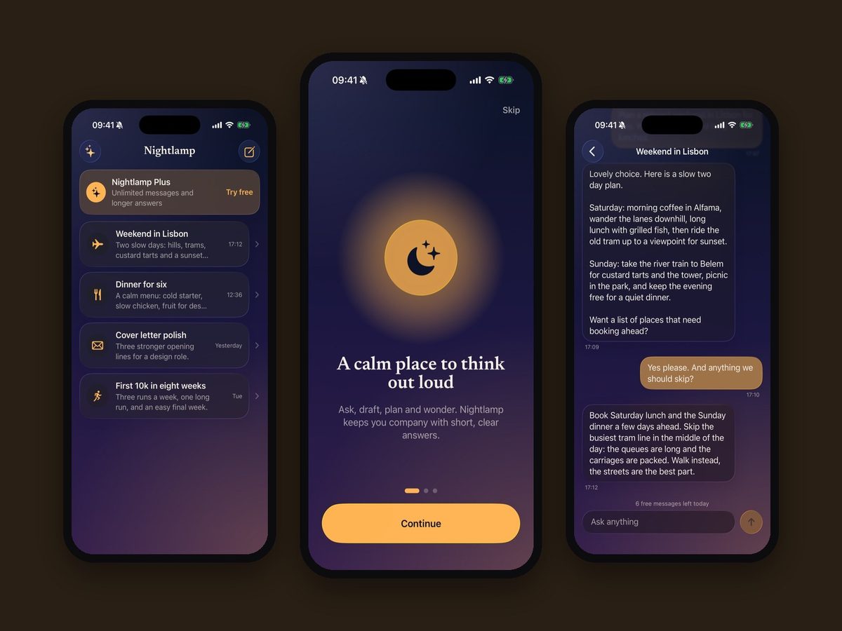 Nightlamp, AI assistant