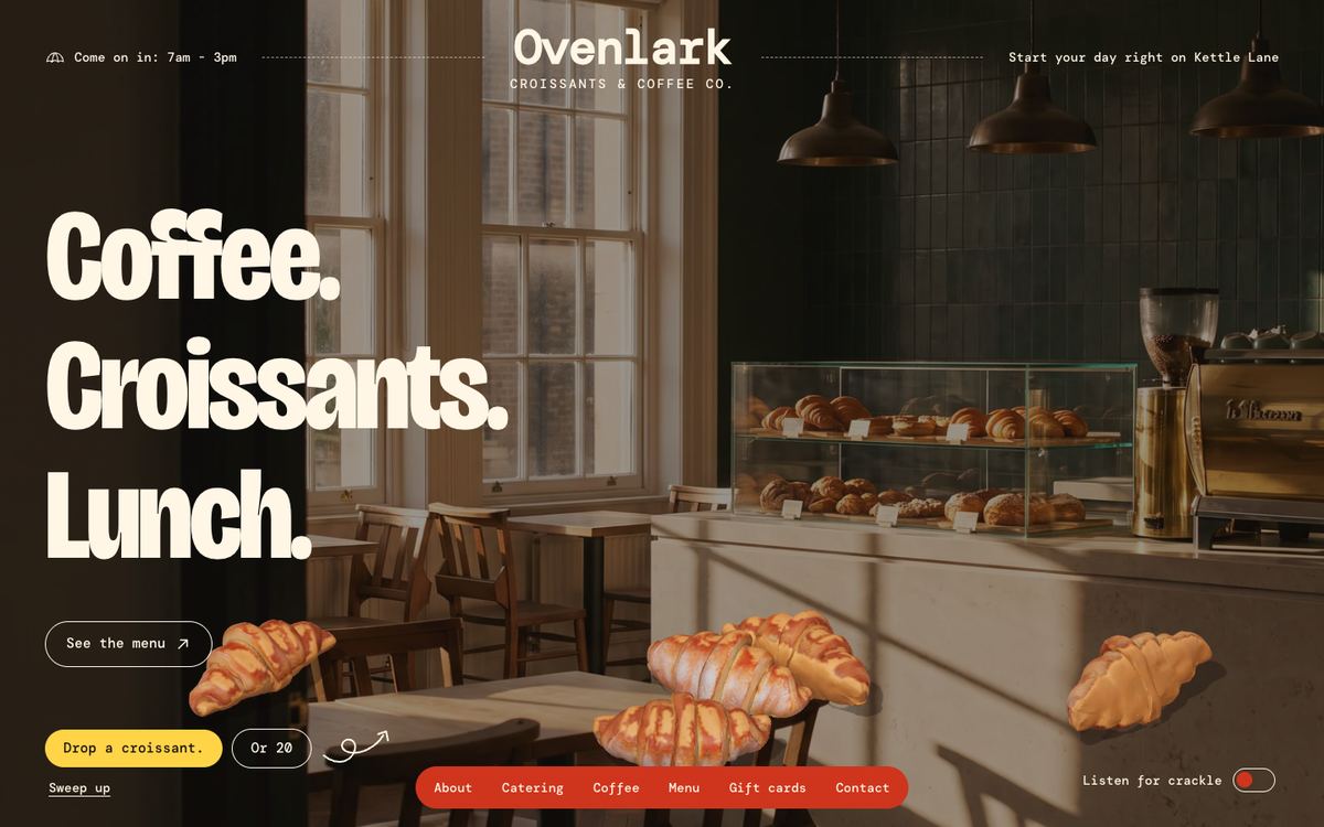 Ovenlark, Café
