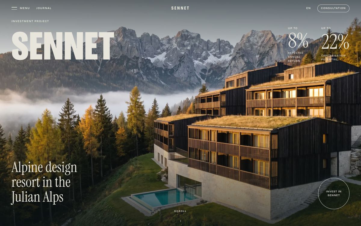 Sennet, Resort