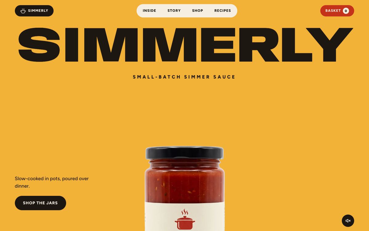 Simmerly, Food brand